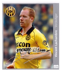 Sticker Vincent Lachambre - Eredivisie 2010-2011 - Ah