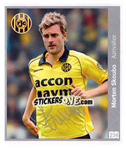 Sticker Morten Skoubo - Eredivisie 2010-2011 n. 234 - Ah