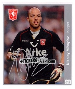 Sticker Nikolay Mihaylov - Eredivisie 2010-2011 n. 241 - Ah