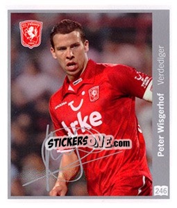 Cromo Peter Wisgerhof - Eredivisie 2010-2011 - Ah