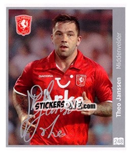 Sticker Theo Janssen - Eredivisie 2010-2011 n. 248 - Ah
