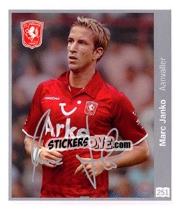 Sticker Marc Janko - Eredivisie 2010-2011 n. 251 - Ah