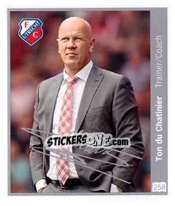 Sticker Ton du Chatinier - Eredivisie 2010-2011 n. 258 - Ah