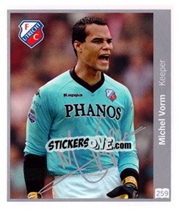 Sticker Michel Vorm - Eredivisie 2010-2011 n. 259 - Ah