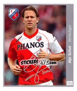 Figurina Alje Schut - Eredivisie 2010-2011 n. 262 - Ah