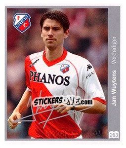Sticker Jan Wuytens - Eredivisie 2010-2011 - Ah