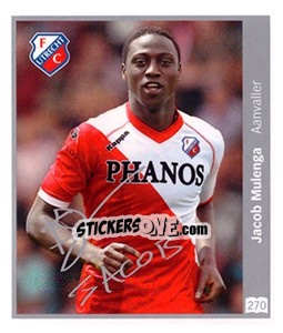 Sticker Jacob Mulenga - Eredivisie 2010-2011 n. 270 - Ah
