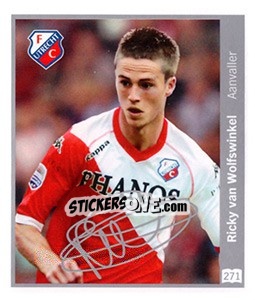 Sticker Ricky van Wolfswinkel - Eredivisie 2010-2011 - Ah