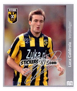 Sticker Luca Caldirola - Eredivisie 2010-2011 n. 278 - Ah