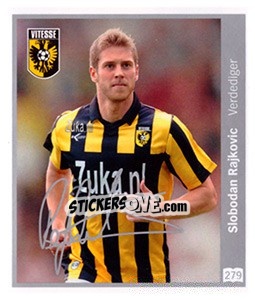 Sticker Slobodan Rajkovic - Eredivisie 2010-2011 n. 279 - Ah