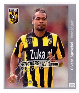 Sticker Civard Sprockel - Eredivisie 2010-2011 n. 280 - Ah