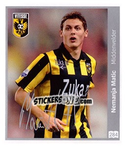 Sticker Nemanja Matic - Eredivisie 2010-2011 - Ah