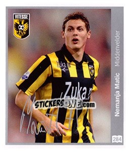 Sticker Nemanja Matic - Eredivisie 2010-2011 n. 284 - Ah