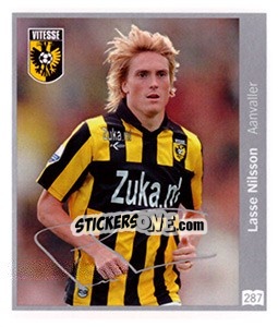 Sticker Lasse Nilsson - Eredivisie 2010-2011 n. 287 - Ah