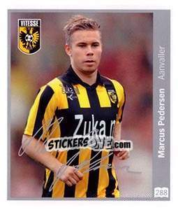 Sticker Marcus Pedersen - Eredivisie 2010-2011 - Ah