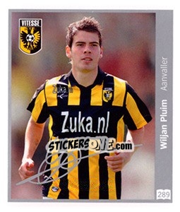 Sticker Wiljan Pluim - Eredivisie 2010-2011 - Ah