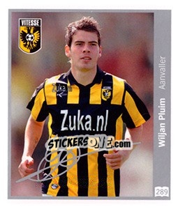 Sticker Wiljan Pluim - Eredivisie 2010-2011 n. 289 - Ah