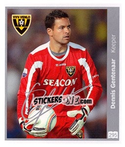 Sticker Dennis Gentenaar - Eredivisie 2010-2011 n. 295 - Ah