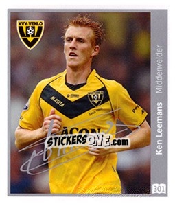 Sticker Ken Leemans - Eredivisie 2010-2011 - Ah