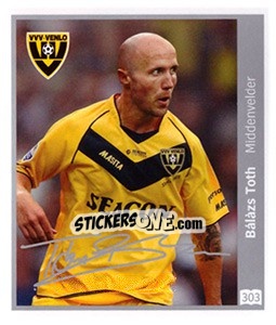 Sticker Balázs Tóth - Eredivisie 2010-2011 - Ah