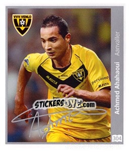 Sticker Achmed Ahahaoui - Eredivisie 2010-2011 - Ah