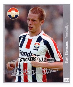 Figurina Bart Biemans - Eredivisie 2010-2011 n. 314 - Ah