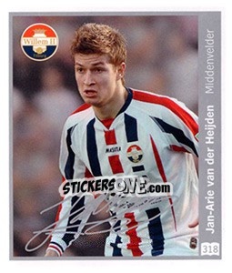 Sticker Jan-Arie van der Heijden - Eredivisie 2010-2011 n. 318 - Ah