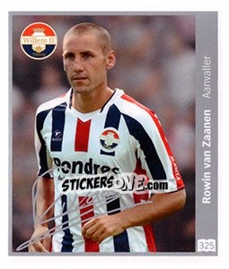 Sticker Rowin van Zaanen - Eredivisie 2010-2011 n. 325 - Ah