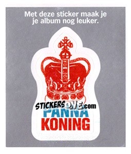 Sticker Panna Koning - Eredivisie 2010-2011 - Ah