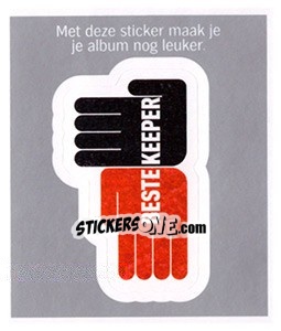 Sticker Beste Keeper - Eredivisie 2010-2011 - Ah