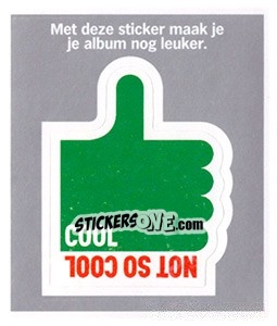 Sticker Cool / Not So Cool - Eredivisie 2010-2011 - Ah