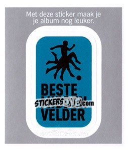 Sticker Beste Midden Velder - Eredivisie 2010-2011 - Ah