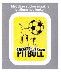 Sticker Pitbull - Eredivisie 2010-2011 - Ah
