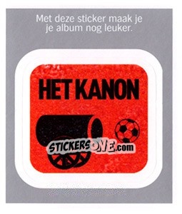 Sticker Het Kanon