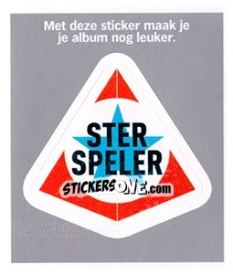 Sticker Ster Speler