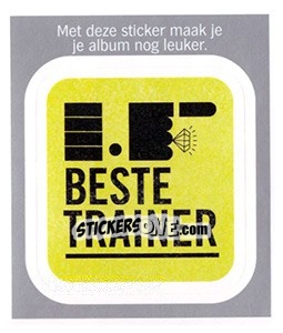 Sticker Beste Trainer - Eredivisie 2010-2011 - Ah