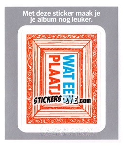 Sticker Wat Een Plaatje - Eredivisie 2010-2011 n. BS-28 - Ah