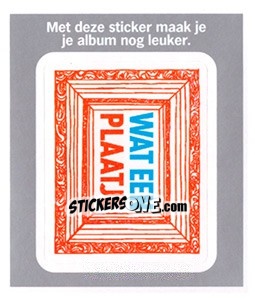 Cromo Wat Een Plaatje