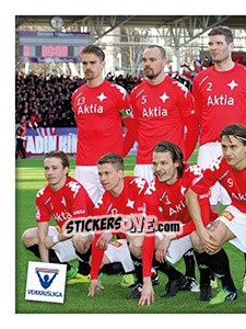 Figurina Team Photo - Veikkausliiga 2016 n. 23 - Carouzel