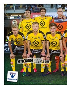 Sticker Team Photo - Veikkausliiga 2016 n. 29 - Carouzel