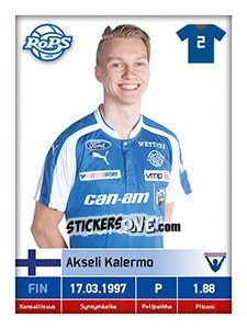 Sticker Akseli Kalermo - Veikkausliiga 2016 - Carouzel