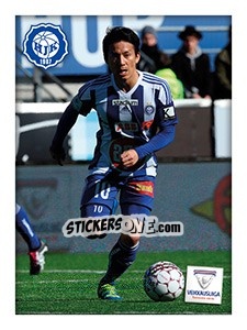 Sticker Atomu Tanaka - Veikkausliiga 2016 n. 109 - Carouzel
