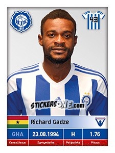 Figurina Richard Gadze - Veikkausliiga 2016 - Carouzel