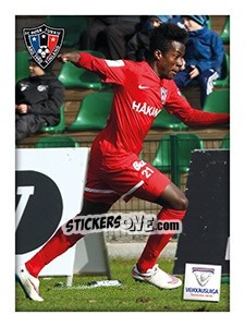 Sticker Solomon Duah - Veikkausliiga 2016 - Carouzel