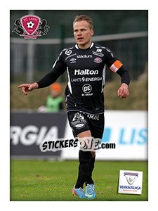 Sticker Mikko Hauhia - Veikkausliiga 2016 n. 140 - Carouzel