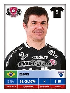 Sticker Rafael - Veikkausliiga 2016 n. 157 - Carouzel