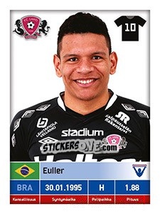 Sticker Euller - Veikkausliiga 2016 n. 161 - Carouzel