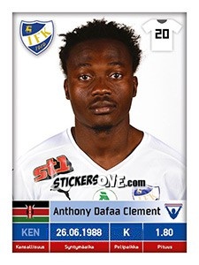 Sticker Anthony Dafaa Clement