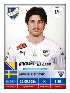 Figurina Gabriel Petrovic - Veikkausliiga 2016 - Carouzel