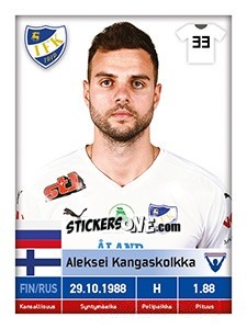 Sticker Aleksei Kangaskolkka